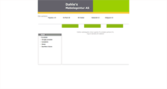 Desktop Screenshot of dahles.no