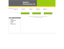 Tablet Screenshot of dahles.no